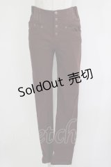 OZZ ANGELO / ウエスト刺繍パンツ  ボルドー H-25-11-25-018-OO-PA-KB-ZH