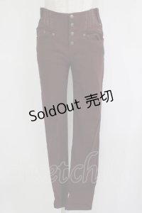 OZZ ANGELO / ウエスト刺繍パンツ  ボルドー H-25-11-25-018-OO-PA-KB-ZH