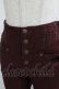 画像4: OZZ ANGELO / ウエスト刺繍パンツ  ボルドー H-25-11-25-018-OO-PA-KB-ZH (4)