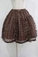 画像1: Leur Getter / 板チョコシフォンスカート M チョコ H-25-11-25-002-LU-SK-KB-ZH (1)