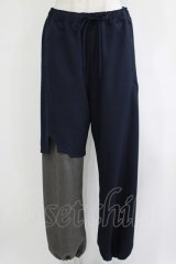 MILKBOY / ASSYMETRY PANTS  ネイビー×グレー×クロ H-25-11-25-020-MB-PA-KB-ZH