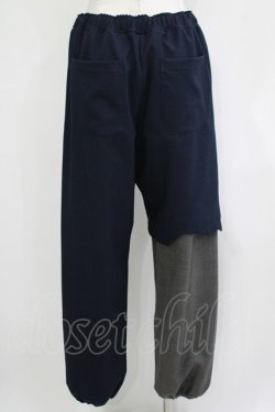画像3: MILKBOY / ASSYMETRY PANTS  ネイビー×グレー×クロ H-25-11-25-020-MB-PA-KB-ZH