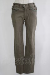 Ozz oneste / レースラインパンツ  カーキ H-25-11-25-021-OO-PA-KB-ZH