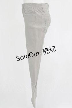 画像2: Ozz oneste / レースラインパンツ  カーキ H-25-11-25-021-OO-PA-KB-ZH