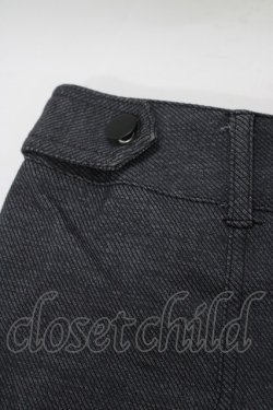 画像5: NieR Clothing / サイドZIP刺繍ショートパンツ F グレー H-25-11-25-023-PU-PA-KB-ZH