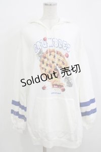 MILK / cherry pieパーカーワンピ  オフ H-25-11-26-026-ML-OP-KB-ZH