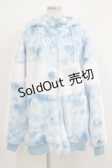 LISTEN FLAVOR / うさ耳天使のファーブルゾン F BLUE SKY H-25-11-26-028-PU-CO-KB-ZH