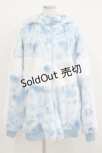 LISTEN FLAVOR / うさ耳天使のファーブルゾン F BLUE SKY H-25-11-26-028-PU-CO-KB-ZH