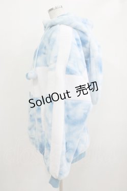 画像2: LISTEN FLAVOR / うさ耳天使のファーブルゾン F BLUE SKY H-25-11-26-028-PU-CO-KB-ZH