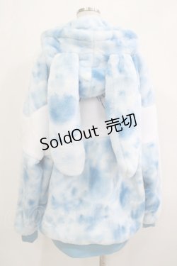 画像3: LISTEN FLAVOR / うさ耳天使のファーブルゾン F BLUE SKY H-25-11-26-028-PU-CO-KB-ZH