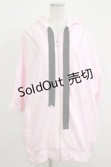REFLEM / うさ耳半袖パーカー FREE ピンク H-25-11-26-029-PU-TO-KB-ZT065