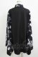 画像3: NieR Clothing / 着物風袖ブロッキングシャツ  ブラック H-25-11-26-035-PU-BL-KB-ZH (3)