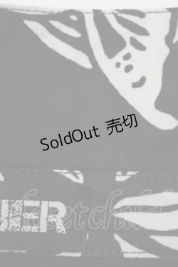 画像4: NieR Clothing / 着物風袖ブロッキングシャツ  ブラック H-25-11-26-035-PU-BL-KB-ZH