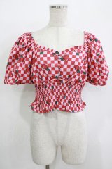 Candy Stripper / SUNNY CHERRY VOLUME SLEEVE  2 RED H-25-11-26-037-PU-TO-KB-ZT199