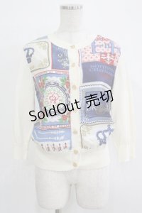 Jane Marple / Here's to the Queenのカーディガン  アイボリー H-25-11-26-039-JM-TO-KB-ZH