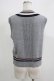 画像3: Jane Marple / Logo lace cricket vest  mix gray H-25-11-26-040-JM-TO-KB-ZH (3)