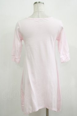 画像3: MILK / Ribbonロゴワンピース  ピンク×パープルプリント H-25-11-26-046-ML-OP-KB-ZH