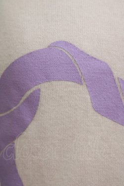 画像4: MILK / Ribbonロゴワンピース  ピンク×パープルプリント H-25-11-26-046-ML-OP-KB-ZH