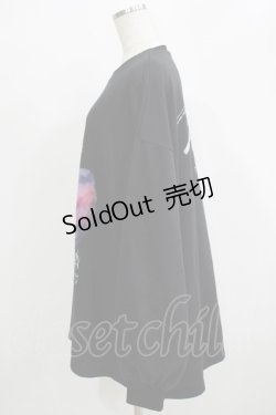 画像2: TRAVAS TOKYO / Playful cat Super big プルオーバー  ブラック H-25-11-26-048-PU-TO-KB-ZH