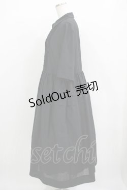 画像2: Jane Marple Dans Le Salon / ピンタックレースシャツワンピース  ブラック H-25-11-26-005-JM-OP-KB-ZT1129H