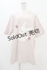 Ank Rouge / うさちゃんいちごTe M ピンク H-25-11-26-1040-CA-TS-NS-ZH