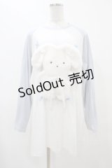 Jamie エーエヌケー / ぬいぐるみうさちゃんロンTE M サックス H-25-11-26-1042-LO-TS-NS-ZH