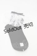 metamorphose / ラッセルレースクルーソックス  ブラック/ホワイト H-25-11-26-1004-ME-ZA-NS-ZH
