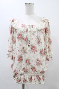 画像1: LIZ LISA / ローズブーケプリントトップス Free オフ H-25-11-26-1043-LO-TO-NS-ZH