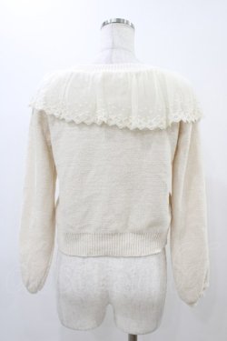 画像2: LIZ LISA / カーディガン風ニットトップス Free 生成り H-25-11-26-1044-LO-TO-NS-ZH