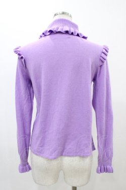 画像2: Nile Perch / フリルハートニット Free パープル H-25-11-26-1050-LO-TO-NS-ZH