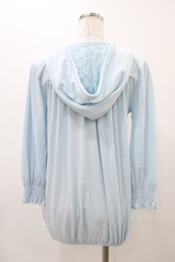 画像2: LIZ LISA / 刺繍パーカー Free サックス H-25-11-26-1053-LO-TO-NS-ZH