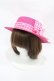 画像1: Nile Perch / ストローハット  ピンク H-25-11-26-1006-LO-AC-NS-ZH (1)