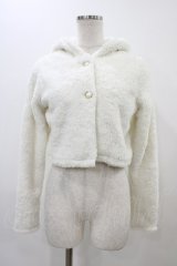 LIZ LISA / ファーフードボレロ Free オフ H-25-11-26-1062-LO-TO-NS-ZH