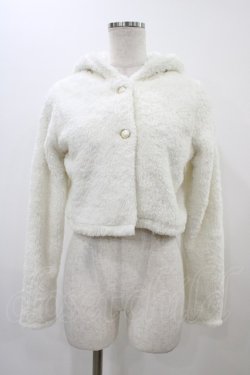 画像1: LIZ LISA / ファーフードボレロ Free オフ H-25-11-26-1062-LO-TO-NS-ZH