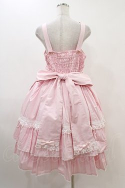 画像2: metamorphose / 【プラスサイズ】メアリーはしごレースジャンパースカート プラスサイズ ピンク H-25-11-26-1011-ME-OP-NS-ZH