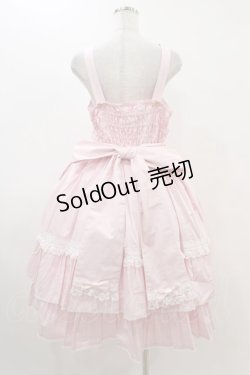 画像2: metamorphose / 【プラスサイズ】メアリーはしごレースジャンパースカート プラスサイズ ピンク H-25-11-26-1011-ME-OP-NS-ZH