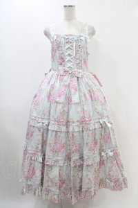 metamorphose / 【プラスサイズ】シャーロットロングティアードジャンパースカート プラスサイズ ミント系 H-25-11-26-1012-ME-OP-NS-ZH