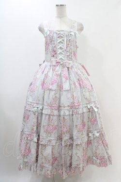 画像1: metamorphose / 【プラスサイズ】シャーロットロングティアードジャンパースカート プラスサイズ ミント系 H-25-11-26-1012-ME-OP-NS-ZH