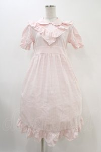 Nile Perch / ギンガムチェックワンピース Free ピンク H-25-11-26-1013-LO-OP-NS-ZH