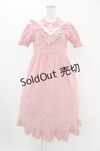 Nile Perch / ギンガムチェックワンピース Free レッド H-25-11-26-1015-LO-OP-NS-ZH