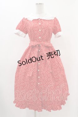 画像1: Nile Perch / ハートリースセーラーワンピース Free レッド H-25-11-26-1016-LO-OP-NS-ZH