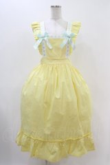 Nile Perch / エプロンジャンパースカート Free イエロー H-25-11-26-1021-LO-OP-NS-ZH