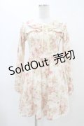LIZ LISA / ローズ柄ワンピース Free オフ H-25-11-26-1026-LO-OP-NS-ZH