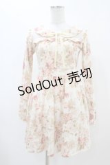 LIZ LISA / ローズ柄ワンピース Free オフ H-25-11-26-1026-LO-OP-NS-ZH