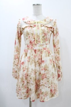 画像1: LIZ LISA / ローズ柄ワンピース Free オフ H-25-11-26-1026-LO-OP-NS-ZH