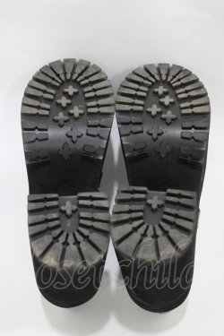 画像3: Bubbles / ダブルバックル厚底シューズ 41/25.0cm〜25.5cm ブラックエナメル H-25-11-26-1002-CA-SH-NS-ZH