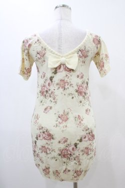 画像2: LIZ LISA / 花柄ニットワンピース Free 生成り H-25-11-26-1027-LO-OP-NS-ZH