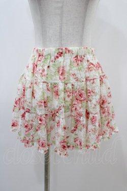 画像1: LIZ LISA / 総レース花柄ミニスカート Free オフ H-25-11-26-1030-LO-SK-NS-ZH