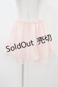 LIZ LISA / ティアードシフォンミニスカート Free ピンク H-25-11-26-1031-LO-SK-NS-ZH