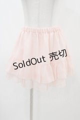 LIZ LISA / ティアードシフォンミニスカート Free ピンク H-25-11-26-1031-LO-SK-NS-ZH